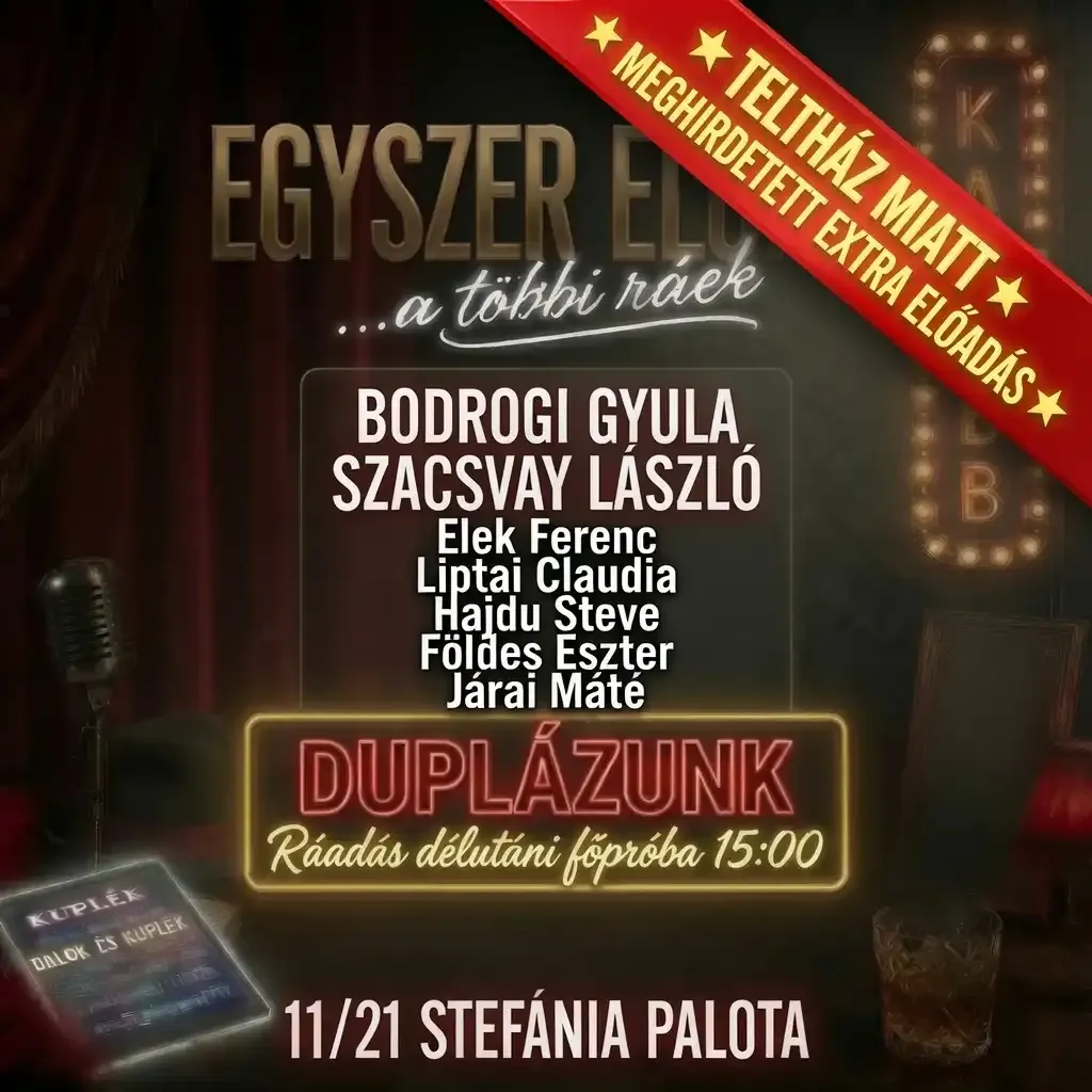 Egyszer élünk főpróba